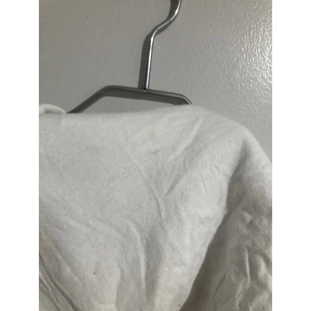 The North Face Mens Sweater Large White Hoodie Fleece Sweatshirt Pullover Logo